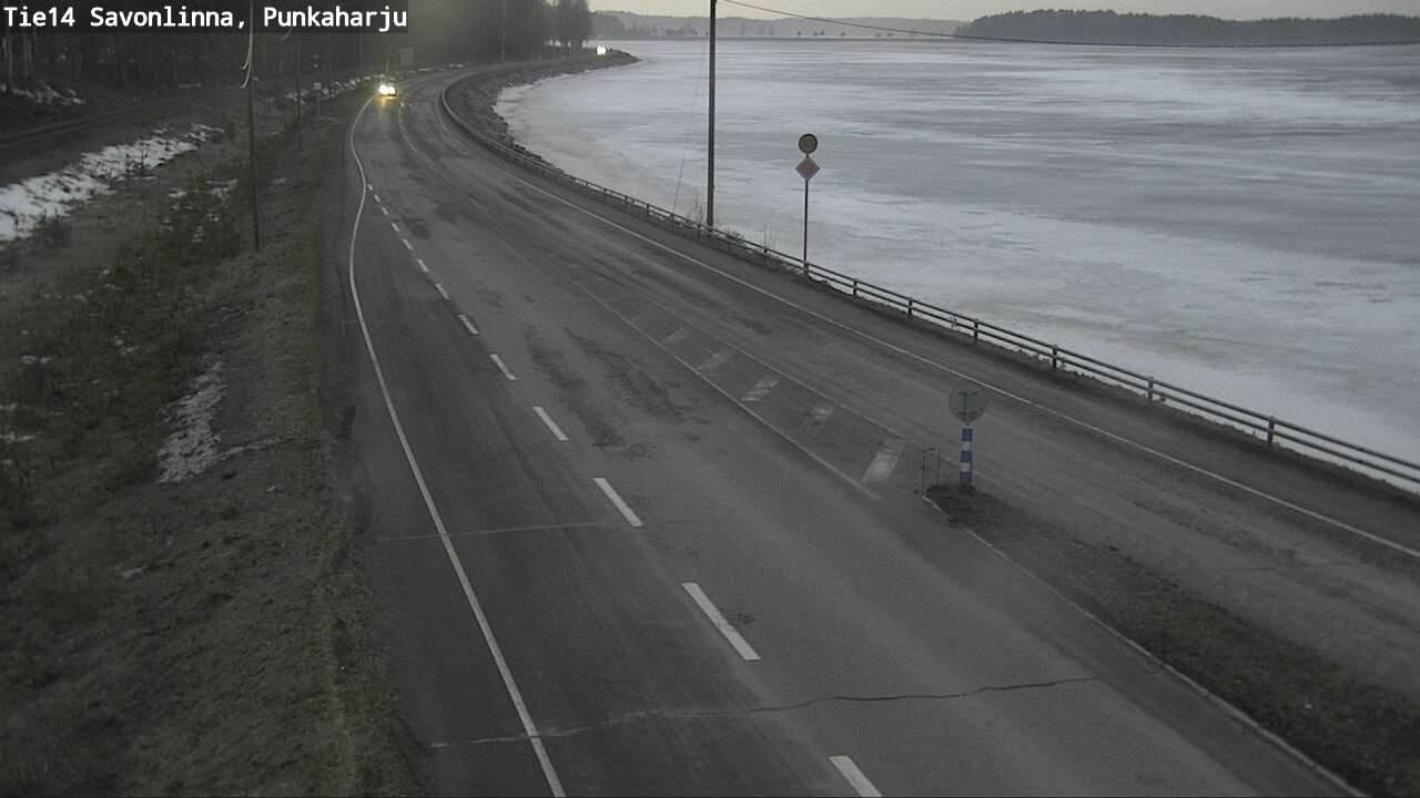 Weather Camera Image Road 14 Savonlinna, Punkaharju, Savonlinna, Etelä-Savo
