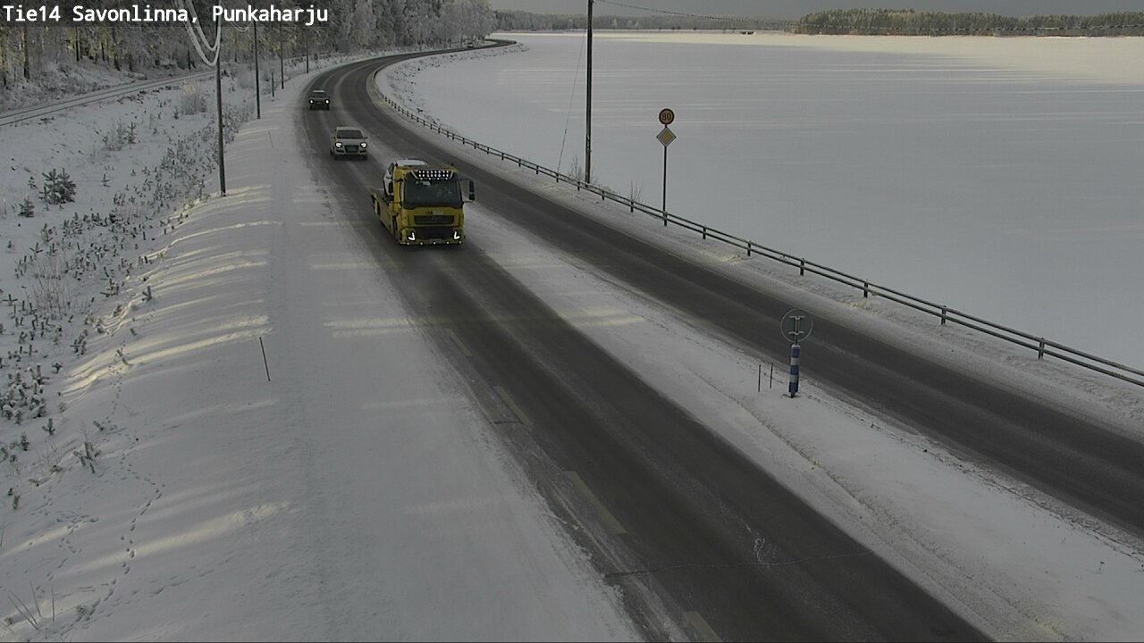 Weather Camera Image Road 14 Savonlinna, Punkaharju, Savonlinna, Etelä-Savo