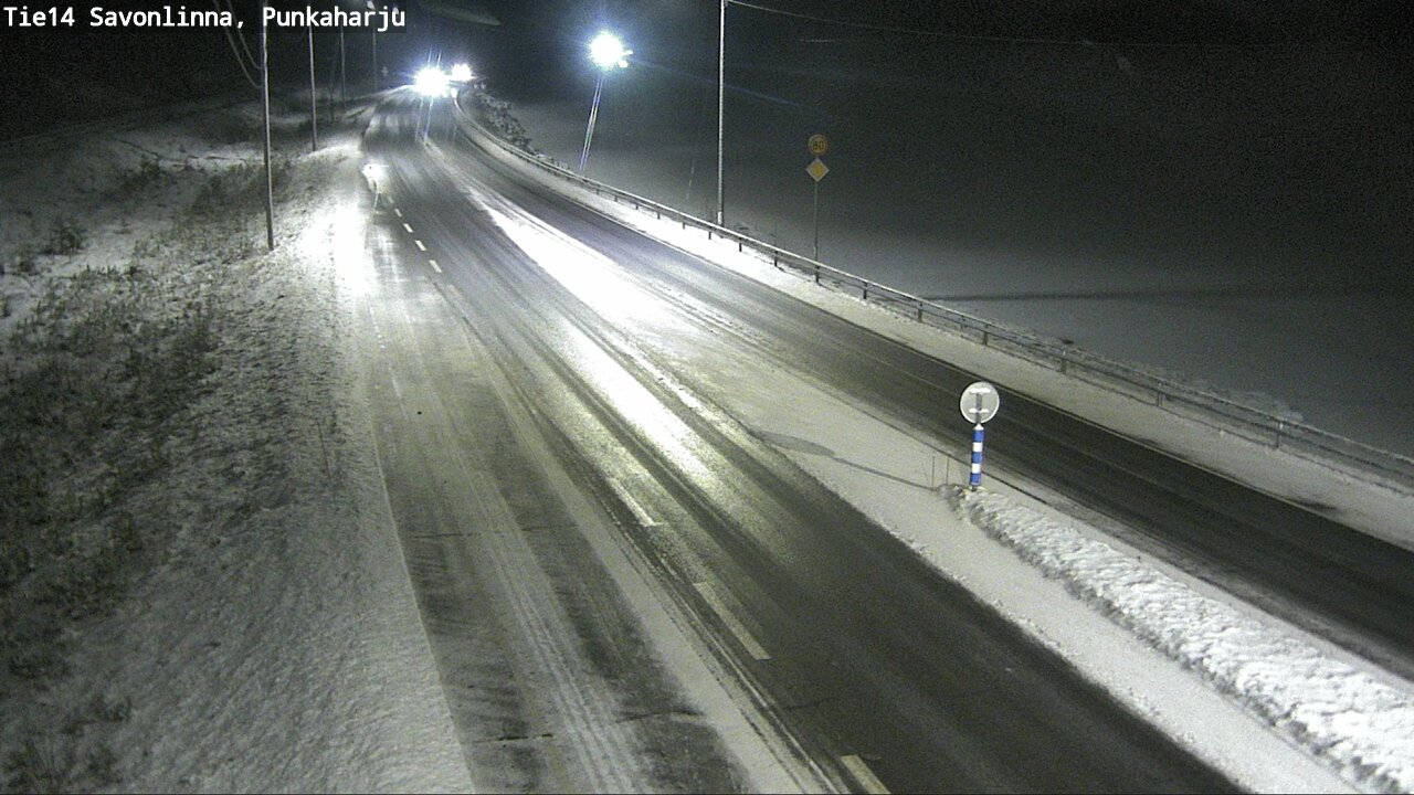 Weather Camera Image Väg 14 Savonlinna, Punkaharju, Savonlinna, Etelä-Savo