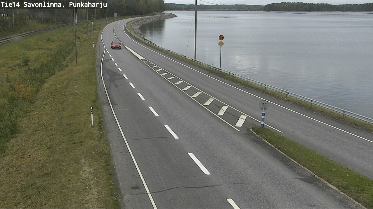 Weather Camera Image Road 14 Savonlinna, Punkaharju, Savonlinna, Etelä-Savo