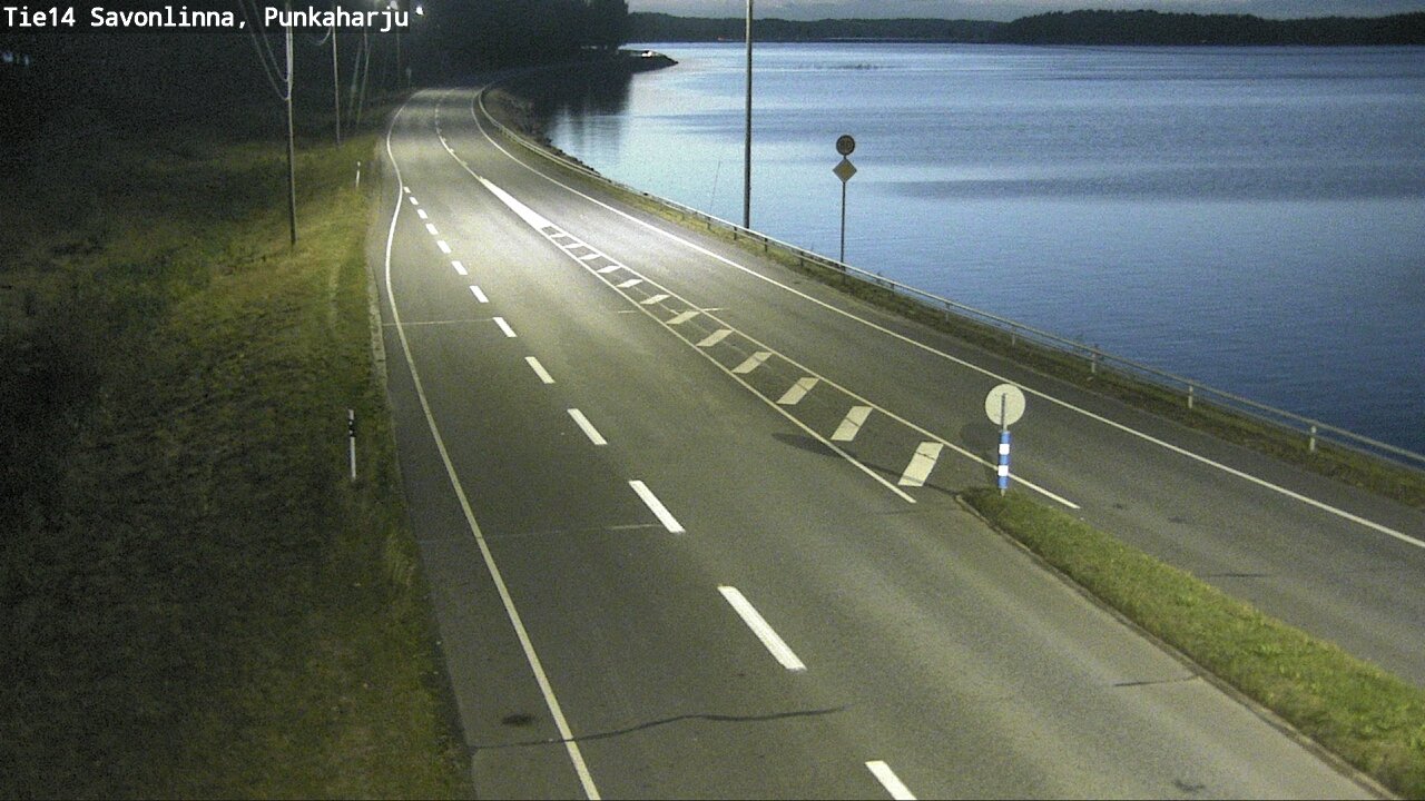 Weather Camera Image Road 14 Savonlinna, Punkaharju, Savonlinna, Etelä-Savo