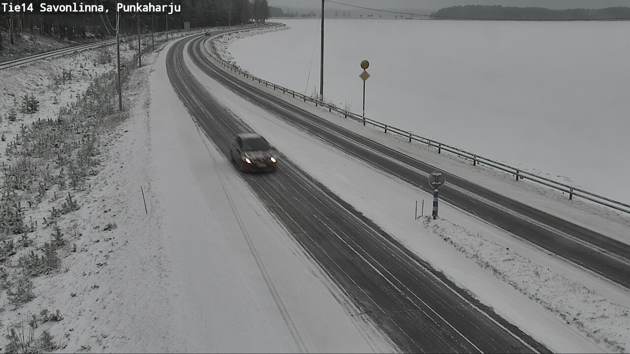 Weather Camera Image Väg 14 Savonlinna, Punkaharju, Savonlinna, Etelä-Savo