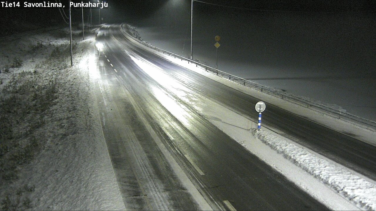 Weather Camera Image Väg 14 Savonlinna, Punkaharju, Savonlinna, Etelä-Savo