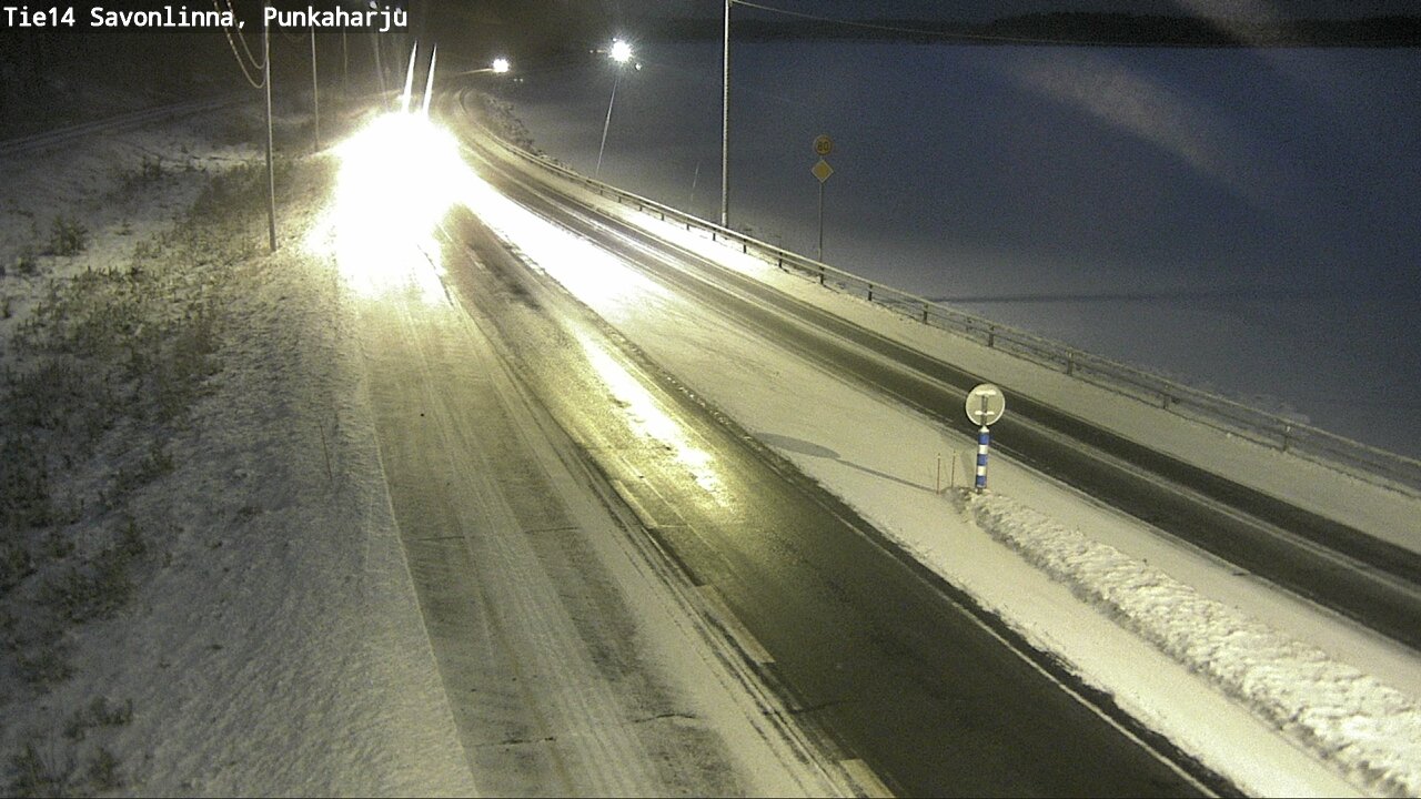 Weather Camera Image Väg 14 Savonlinna, Punkaharju, Savonlinna, Etelä-Savo