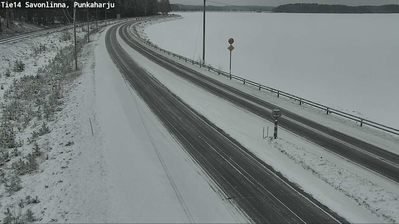 Weather Camera Image Väg 14 Savonlinna, Punkaharju, Savonlinna, Etelä-Savo