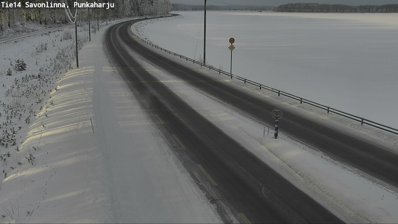 Weather Camera Image Road 14 Savonlinna, Punkaharju, Savonlinna, Etelä-Savo