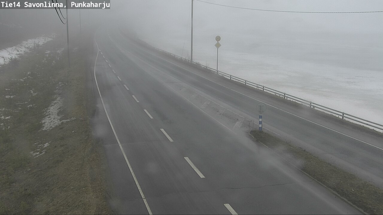 Weather Camera Image Väg 14 Savonlinna, Punkaharju, Savonlinna, Etelä-Savo