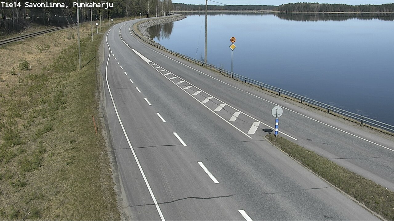Weather Camera Image Road 14 Savonlinna, Punkaharju, Savonlinna, Etelä-Savo