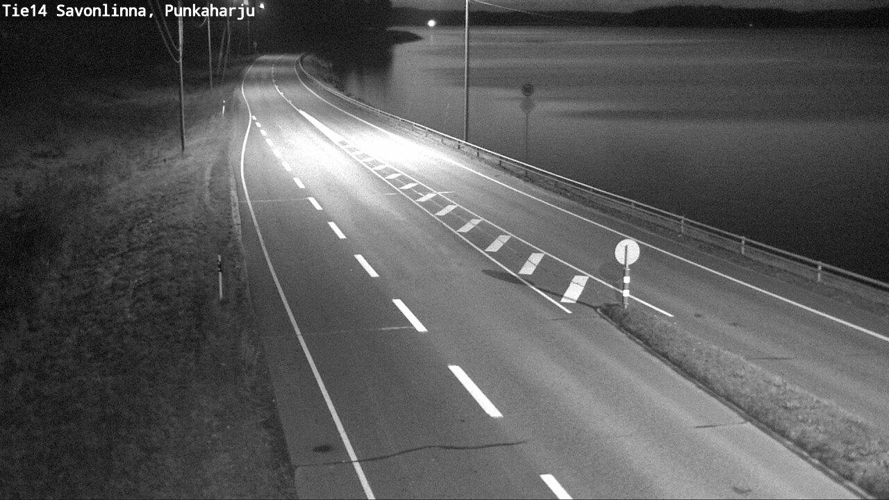 Weather Camera Image Road 14 Savonlinna, Punkaharju, Savonlinna, Etelä-Savo