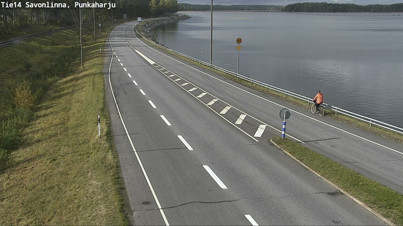 Weather Camera Image Road 14 Savonlinna, Punkaharju, Savonlinna, Etelä-Savo