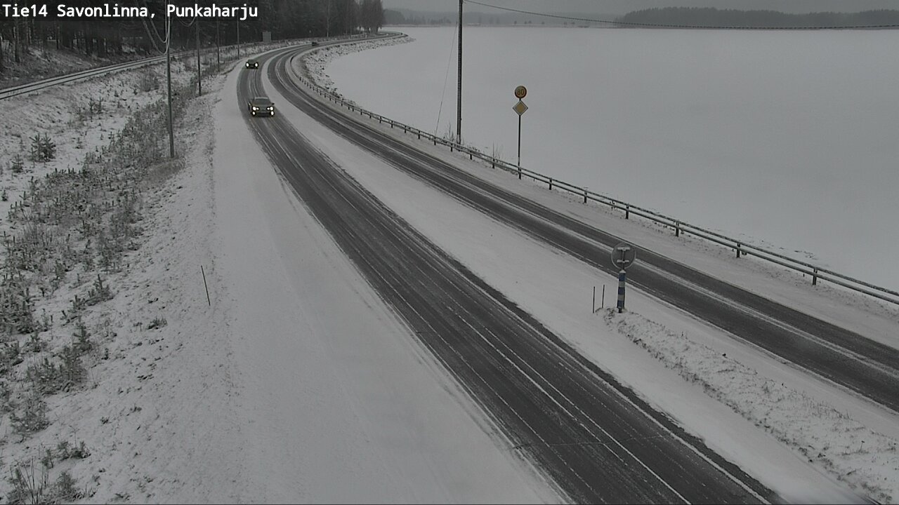 Weather Camera Image Väg 14 Savonlinna, Punkaharju, Savonlinna, Etelä-Savo