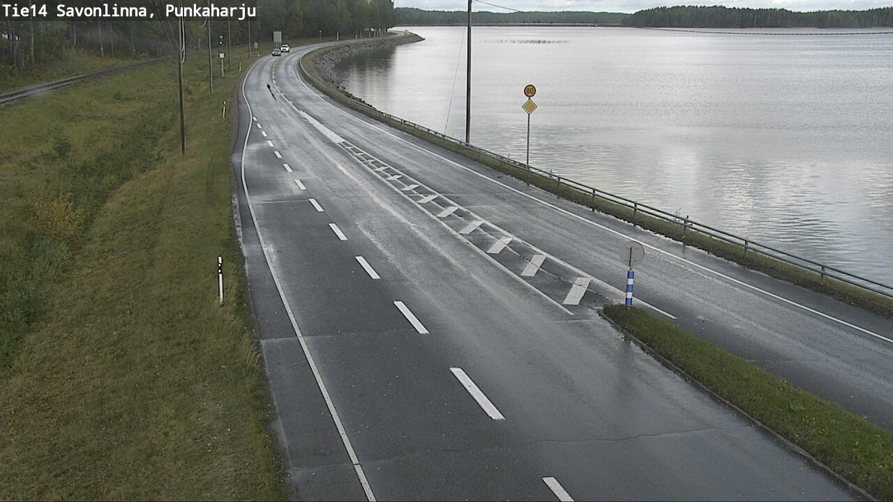 Weather Camera Image Road 14 Savonlinna, Punkaharju, Savonlinna, Etelä-Savo