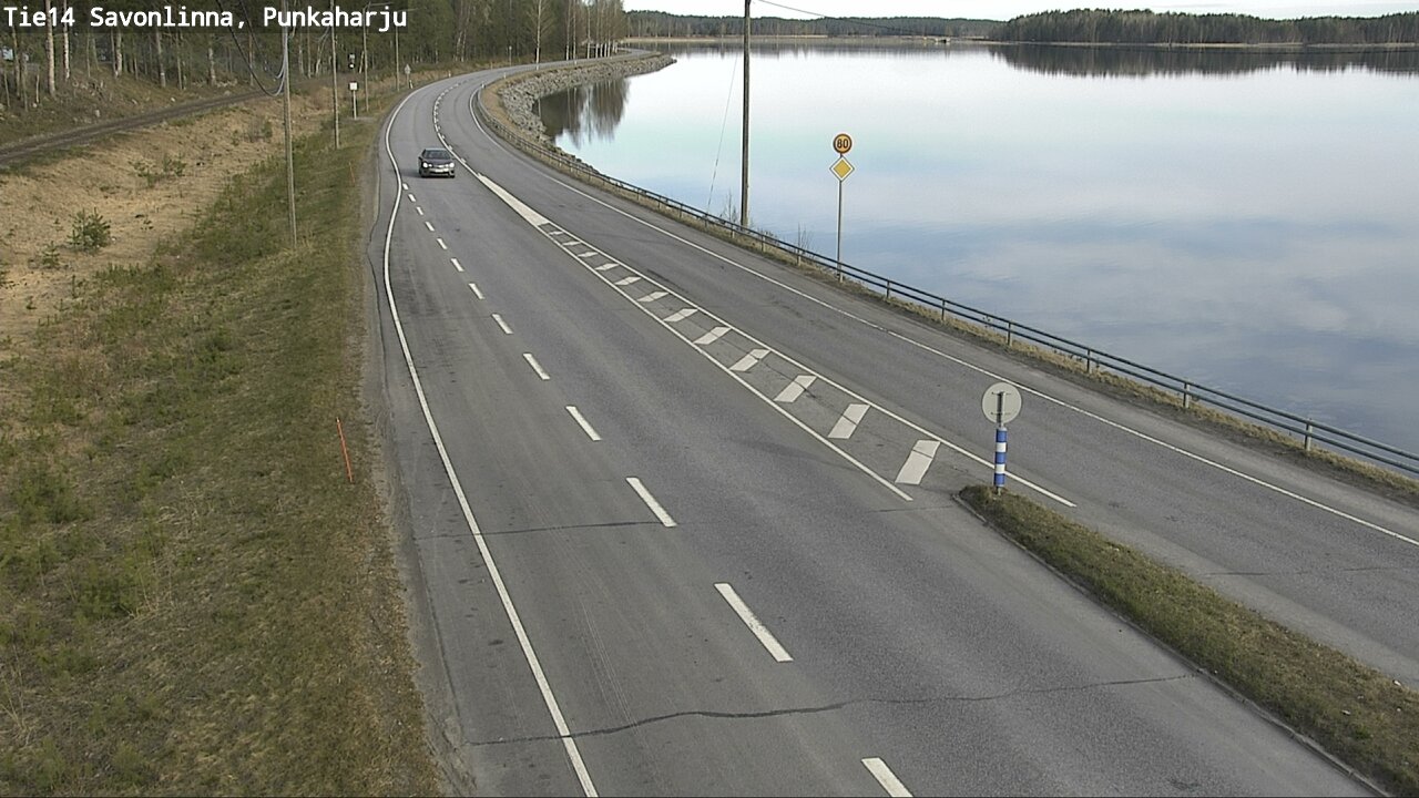 Weather Camera Image Road 14 Savonlinna, Punkaharju, Savonlinna, Etelä-Savo
