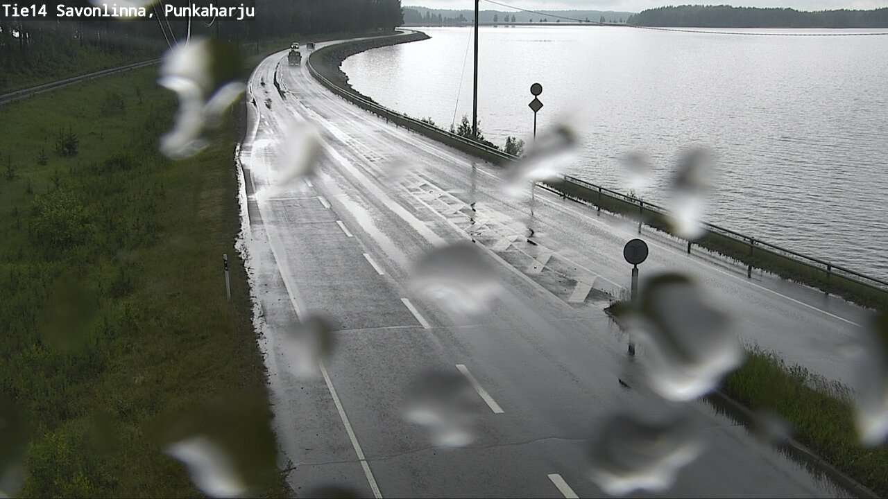 Weather Camera Image Väg 14 Savonlinna, Punkaharju, Savonlinna, Etelä-Savo