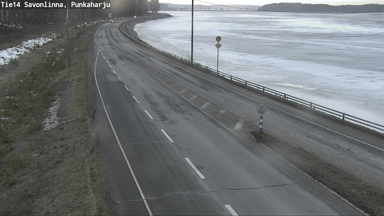 Weather Camera Image Road 14 Savonlinna, Punkaharju, Savonlinna, Etelä-Savo