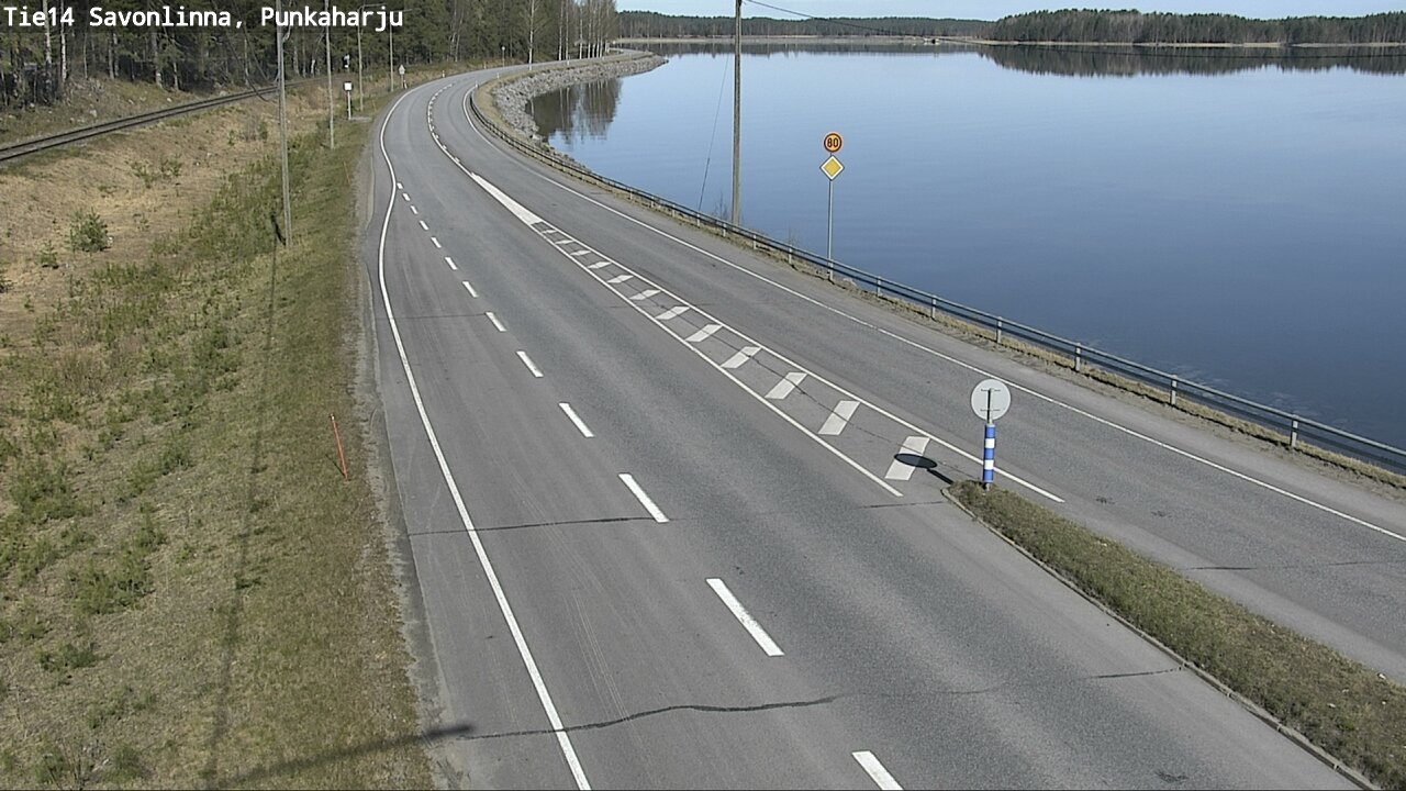 Weather Camera Image Road 14 Savonlinna, Punkaharju, Savonlinna, Etelä-Savo