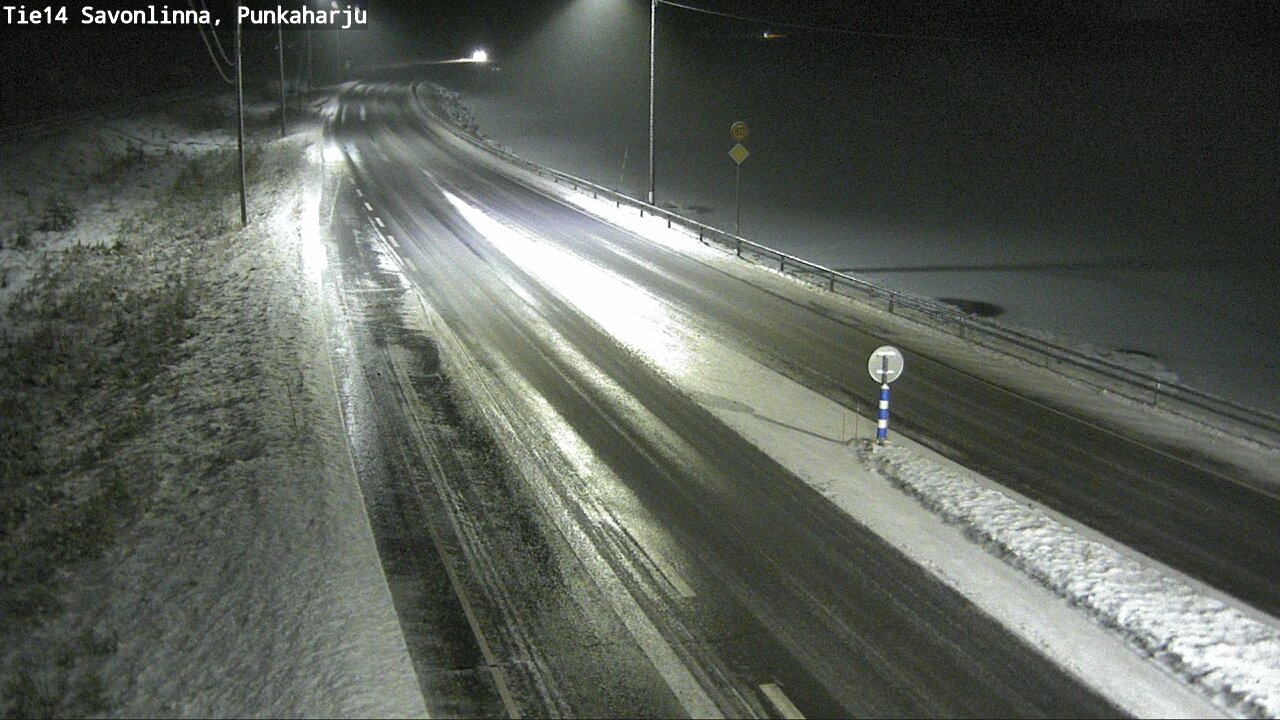 Weather Camera Image Väg 14 Savonlinna, Punkaharju, Savonlinna, Etelä-Savo