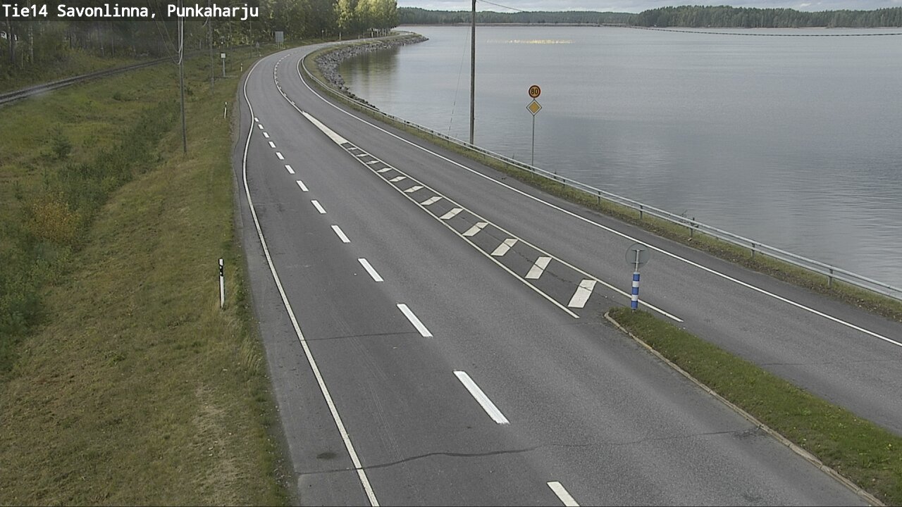 Weather Camera Image Road 14 Savonlinna, Punkaharju, Savonlinna, Etelä-Savo
