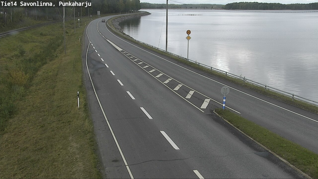 Weather Camera Image Road 14 Savonlinna, Punkaharju, Savonlinna, Etelä-Savo