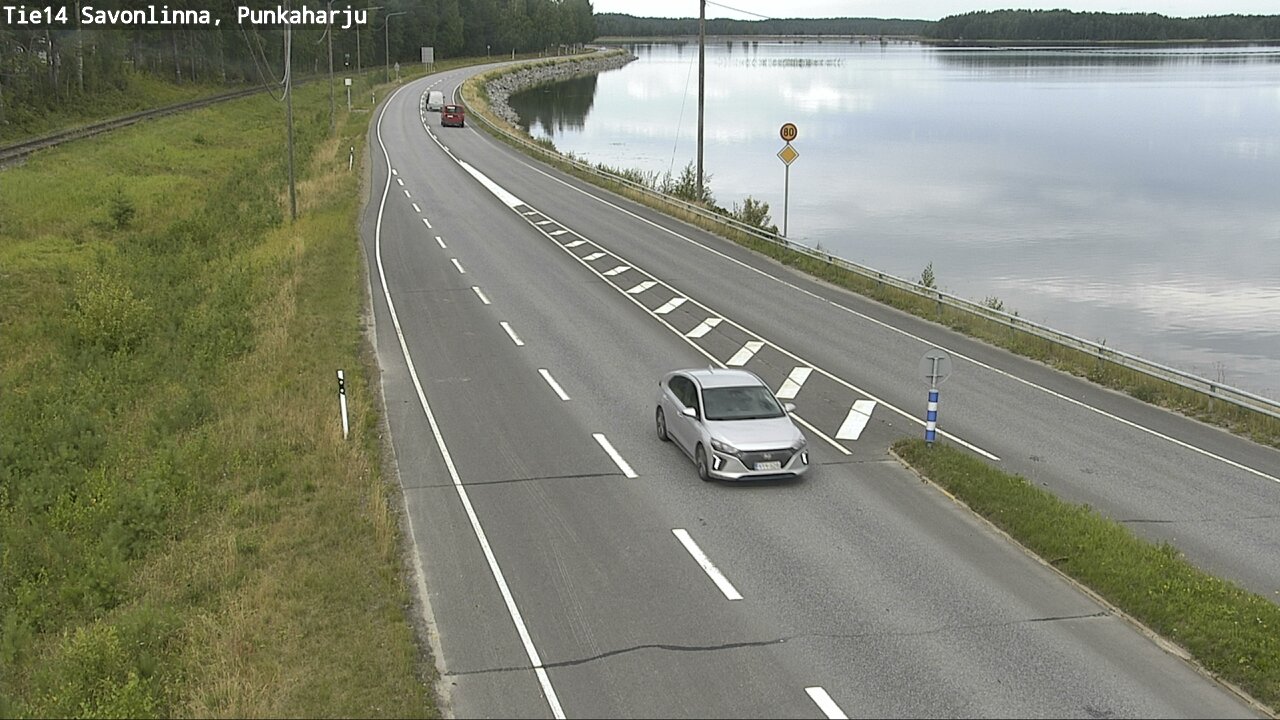 Weather Camera Image Road 14 Savonlinna, Punkaharju, Savonlinna, Etelä-Savo