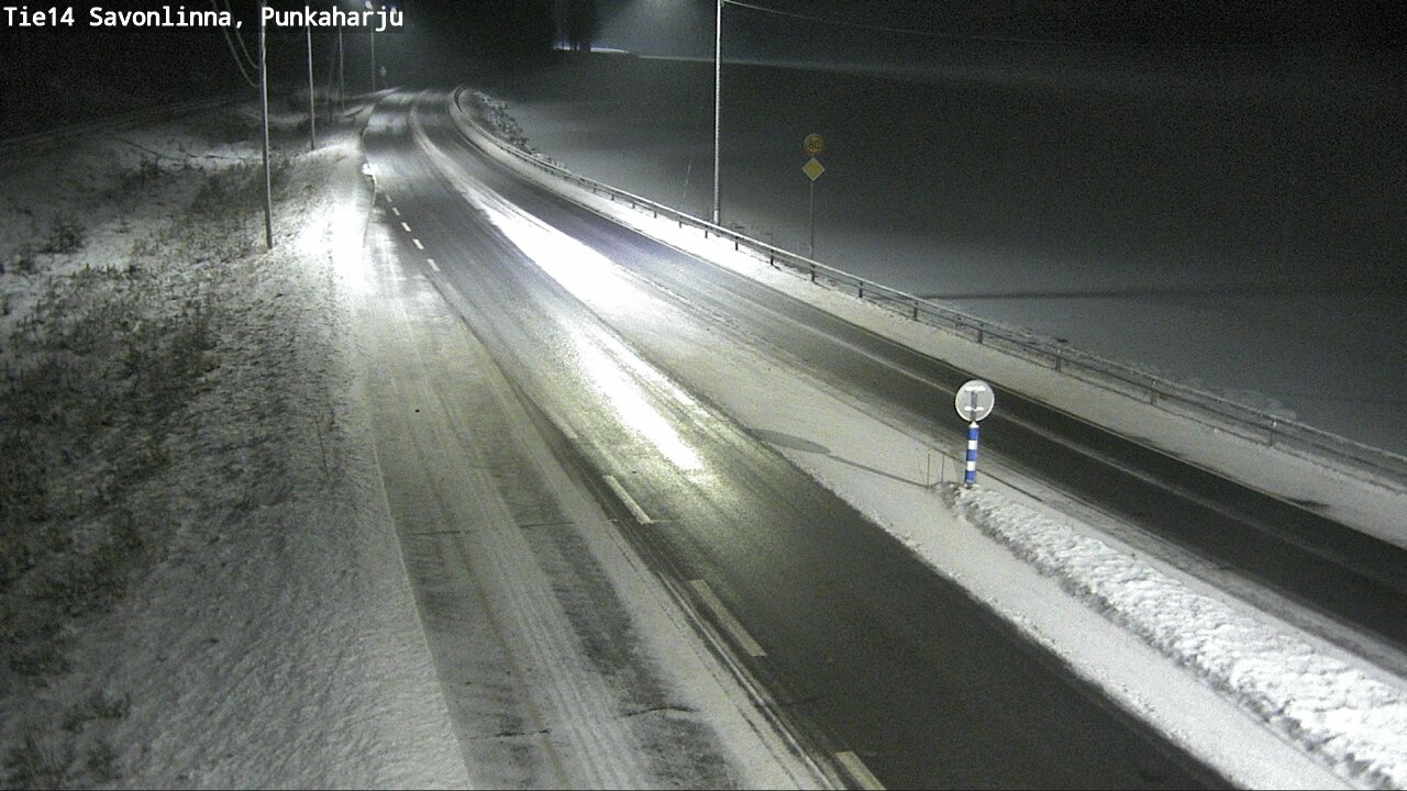 Weather Camera Image Väg 14 Savonlinna, Punkaharju, Savonlinna, Etelä-Savo