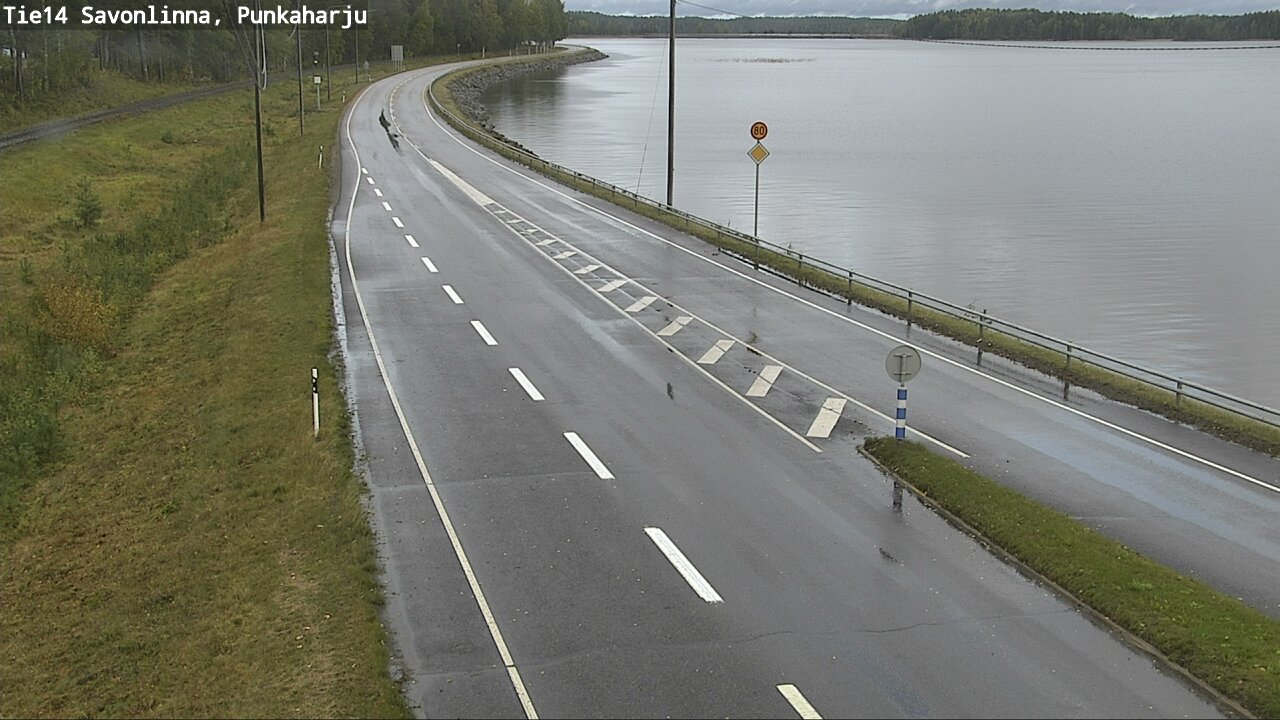 Weather Camera Image Road 14 Savonlinna, Punkaharju, Savonlinna, Etelä-Savo