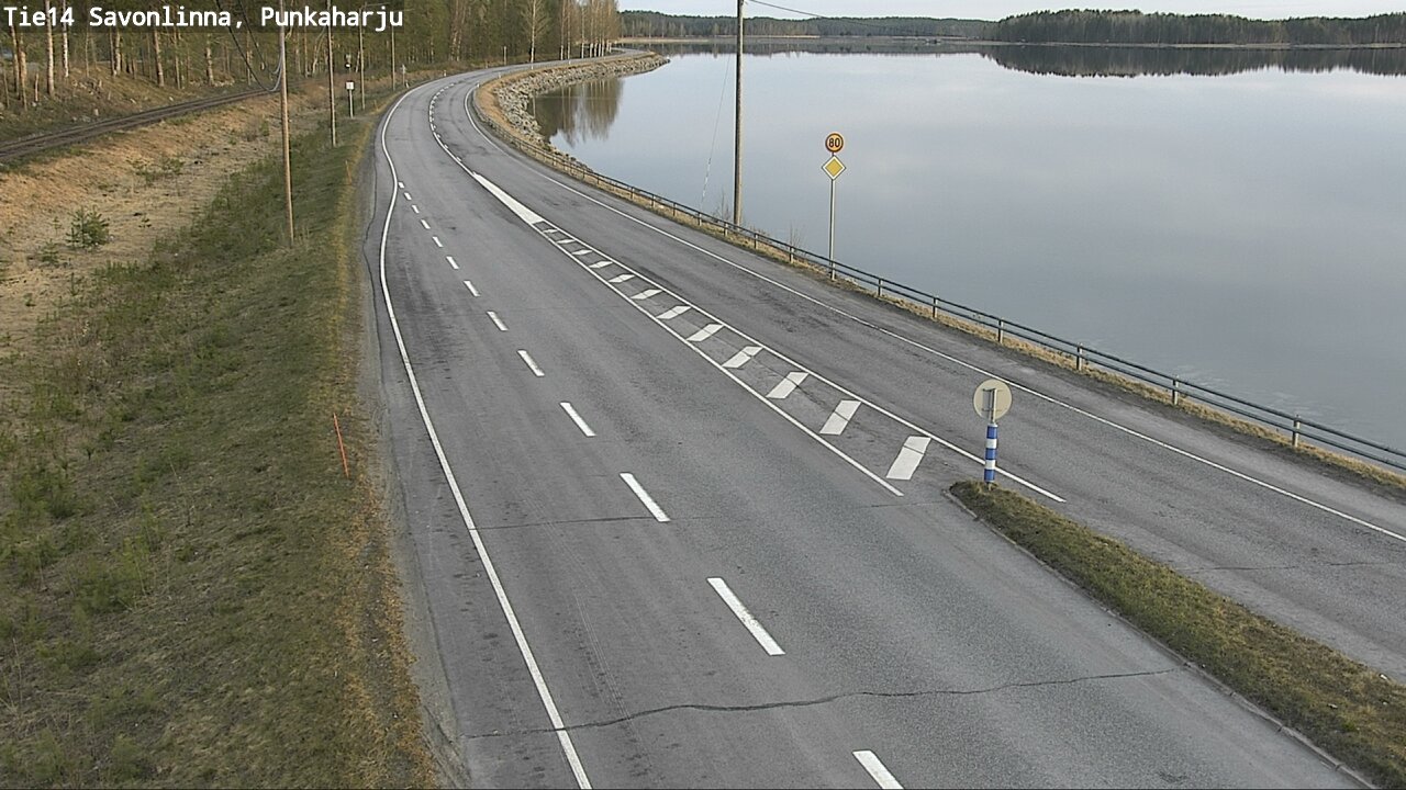Weather Camera Image Road 14 Savonlinna, Punkaharju, Savonlinna, Etelä-Savo