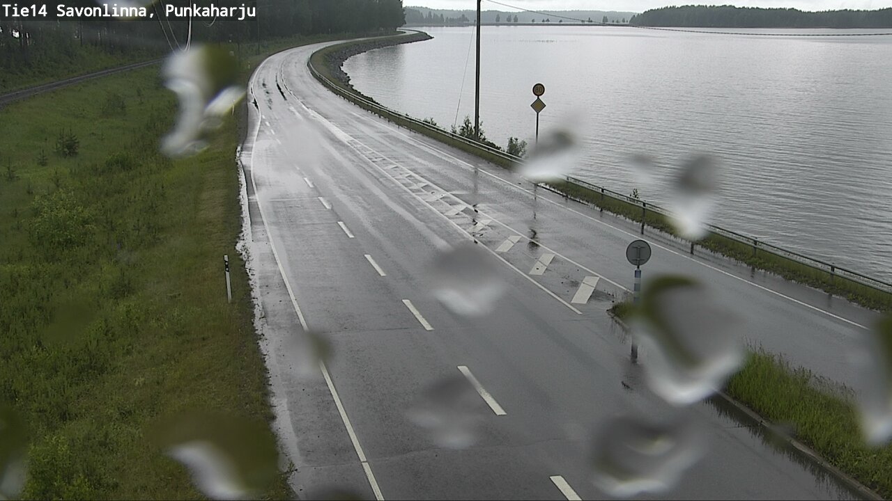 Weather Camera Image Väg 14 Savonlinna, Punkaharju, Savonlinna, Etelä-Savo
