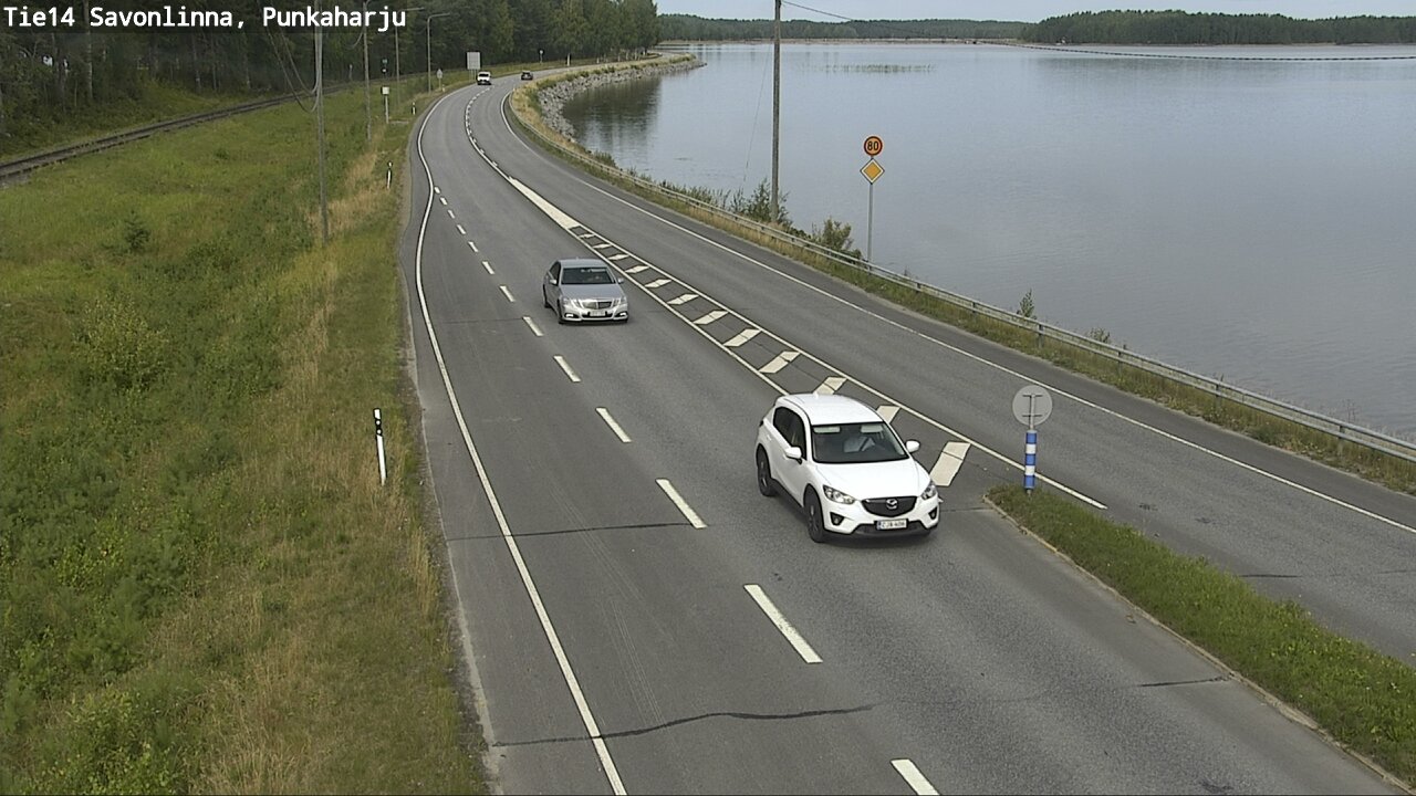 Weather Camera Image Road 14 Savonlinna, Punkaharju, Savonlinna, Etelä-Savo
