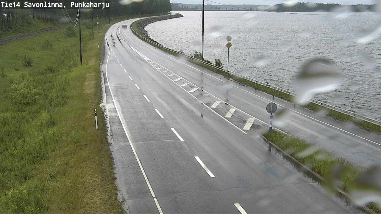 Weather Camera Image Road 14 Savonlinna, Punkaharju, Savonlinna, Etelä-Savo