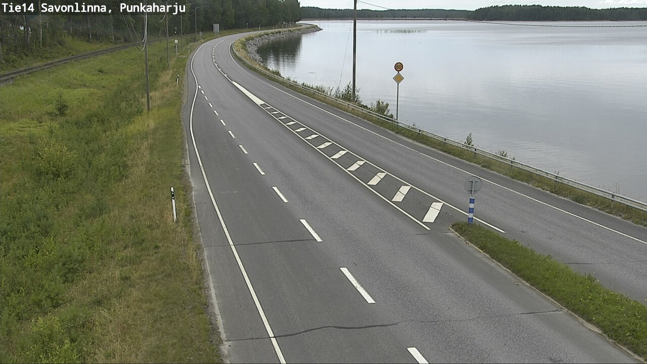 Weather Camera Image Road 14 Savonlinna, Punkaharju, Savonlinna, Etelä-Savo