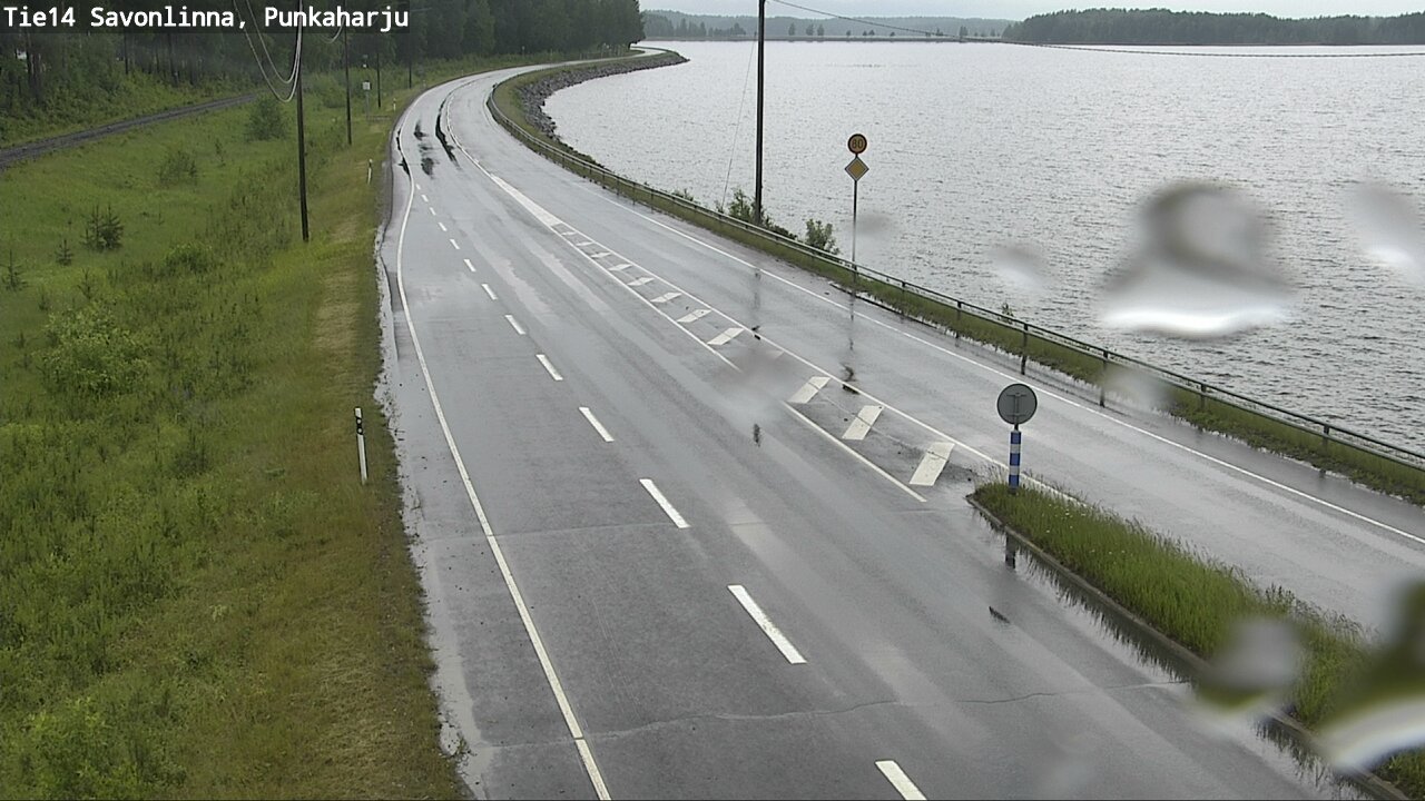 Weather Camera Image Road 14 Savonlinna, Punkaharju, Savonlinna, Etelä-Savo