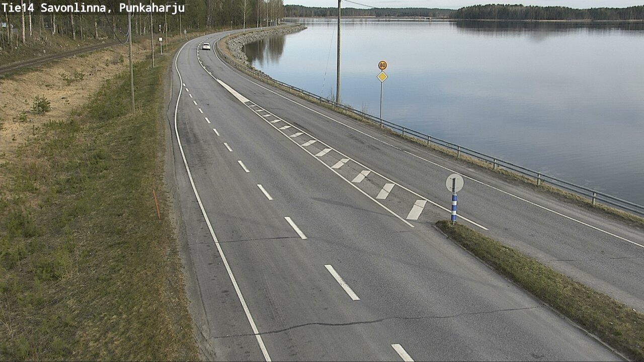 Weather Camera Image Road 14 Savonlinna, Punkaharju, Savonlinna, Etelä-Savo
