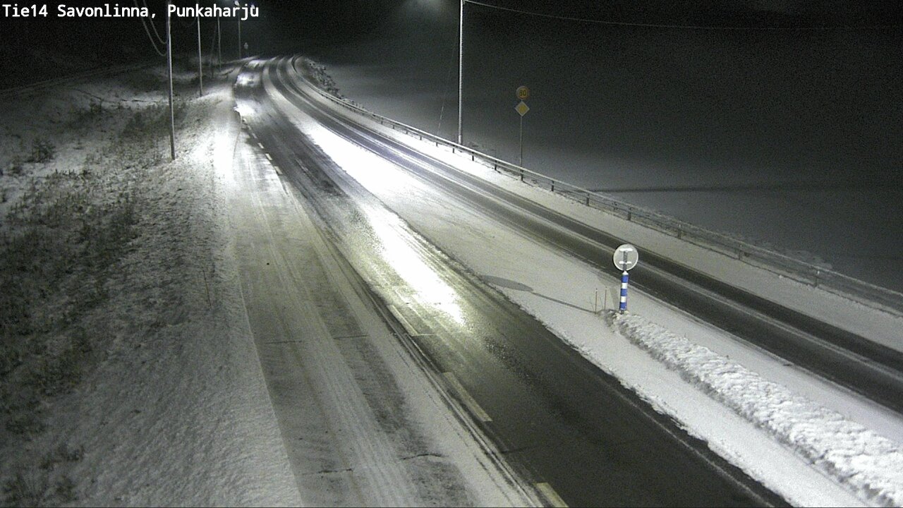 Weather Camera Image Väg 14 Savonlinna, Punkaharju, Savonlinna, Etelä-Savo