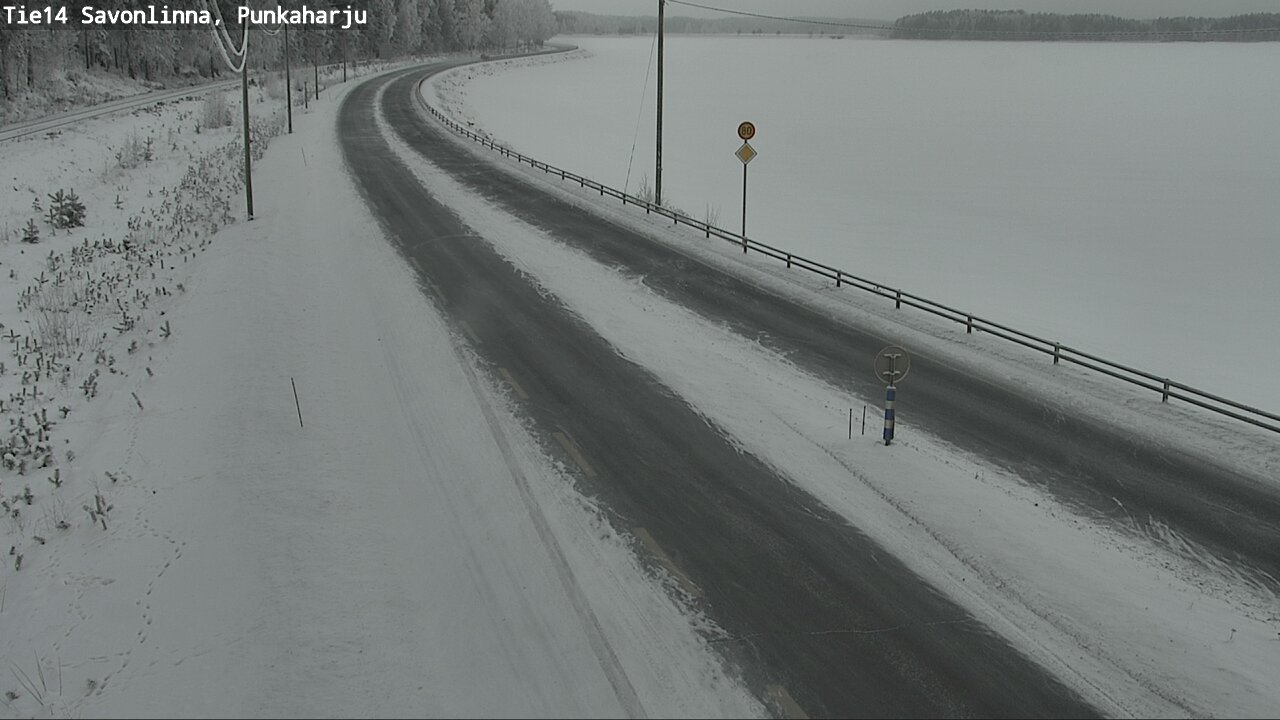 Weather Camera Image Road 14 Savonlinna, Punkaharju, Savonlinna, Etelä-Savo