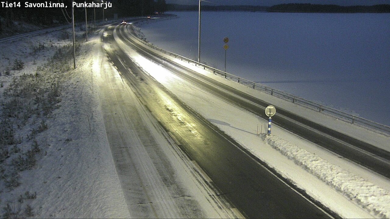 Weather Camera Image Väg 14 Savonlinna, Punkaharju, Savonlinna, Etelä-Savo