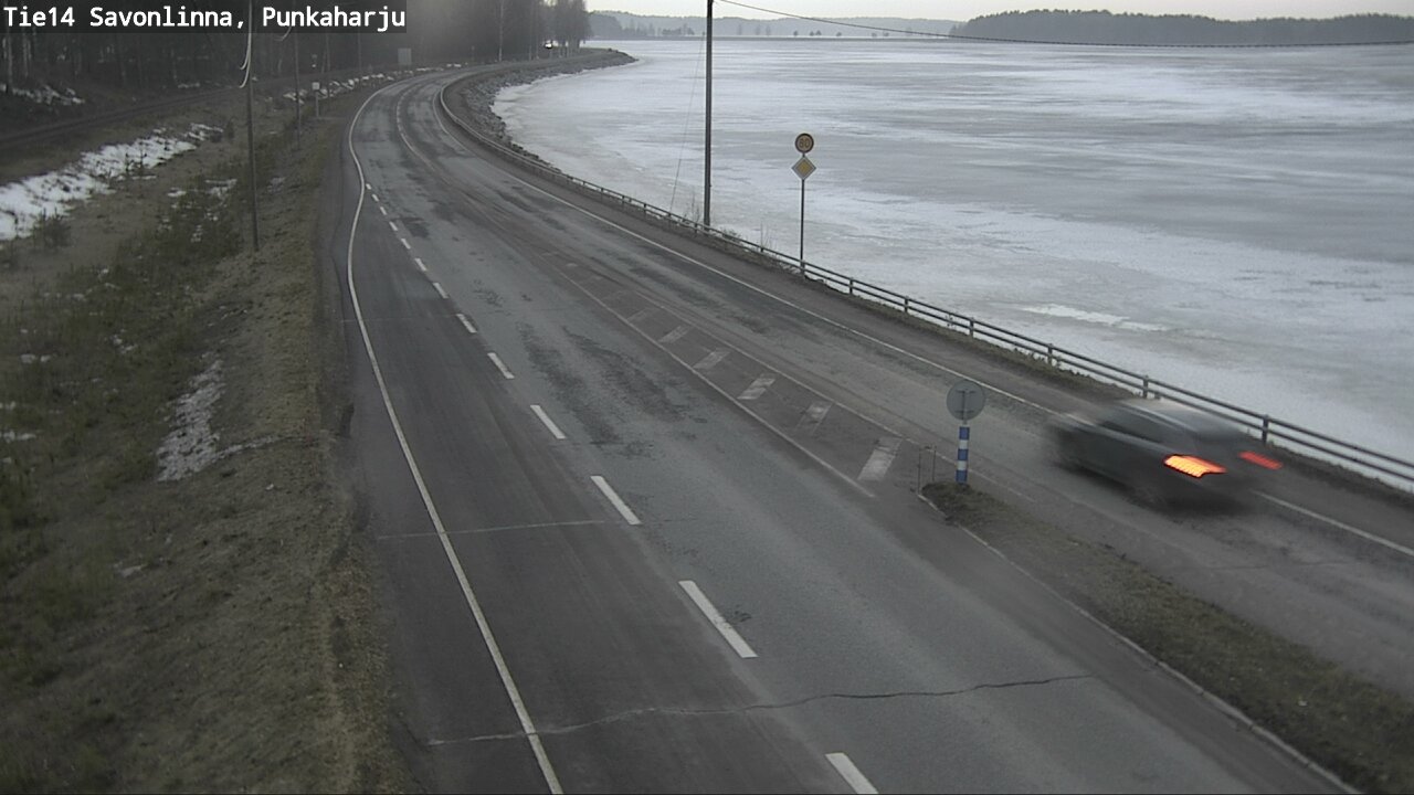 Weather Camera Image Road 14 Savonlinna, Punkaharju, Savonlinna, Etelä-Savo