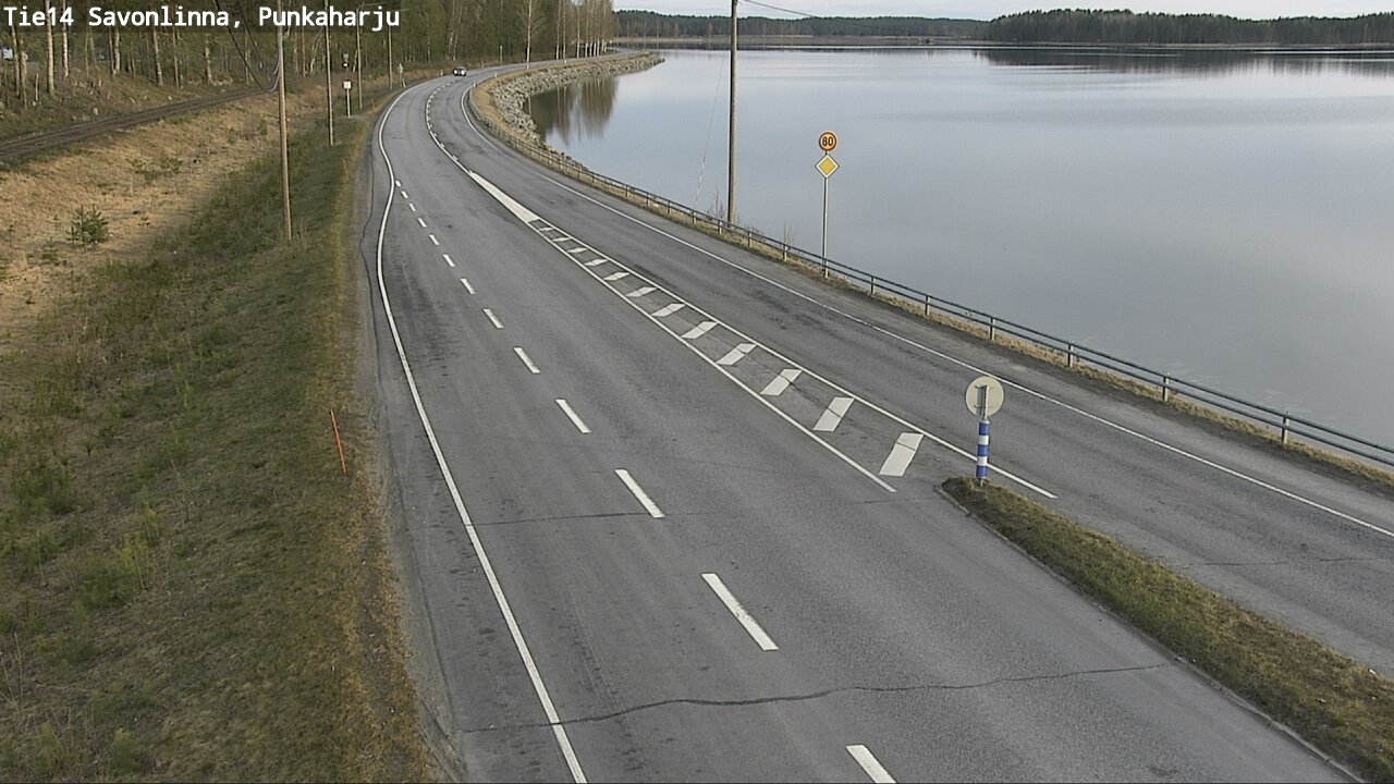 Weather Camera Image Road 14 Savonlinna, Punkaharju, Savonlinna, Etelä-Savo