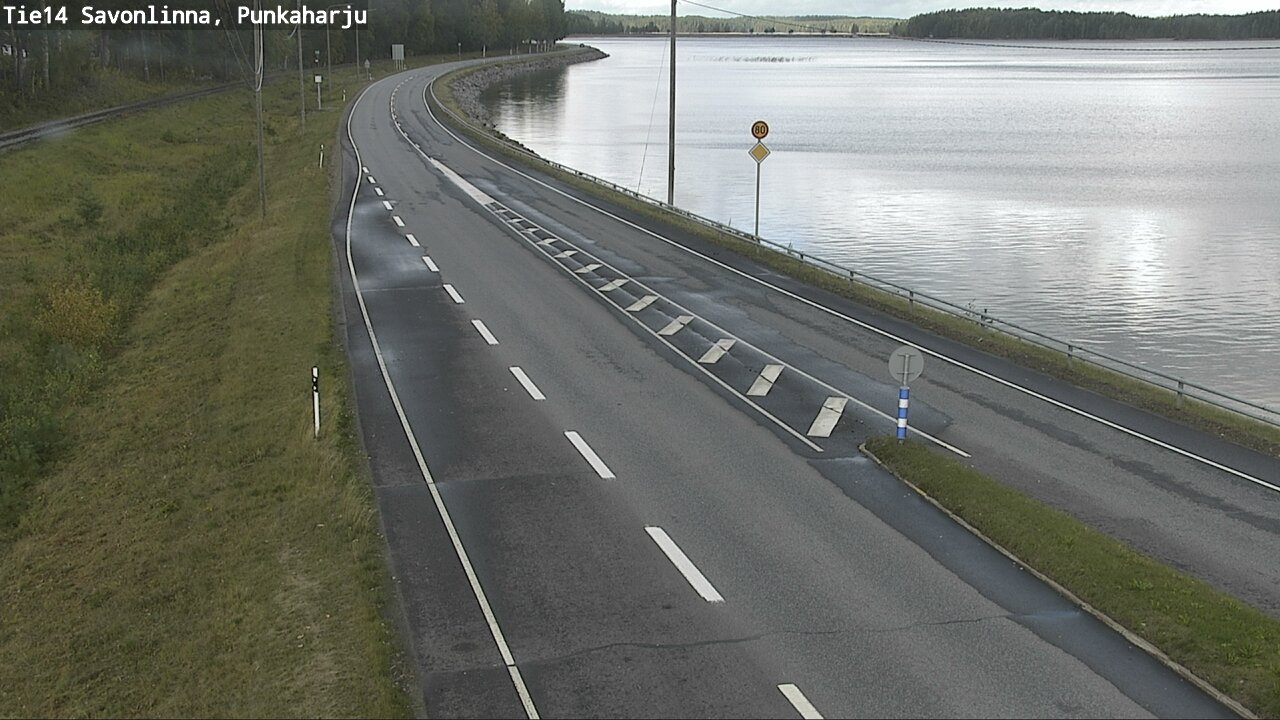 Weather Camera Image Road 14 Savonlinna, Punkaharju, Savonlinna, Etelä-Savo