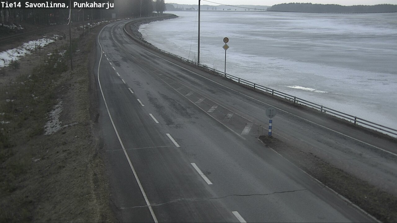 Weather Camera Image Road 14 Savonlinna, Punkaharju, Savonlinna, Etelä-Savo