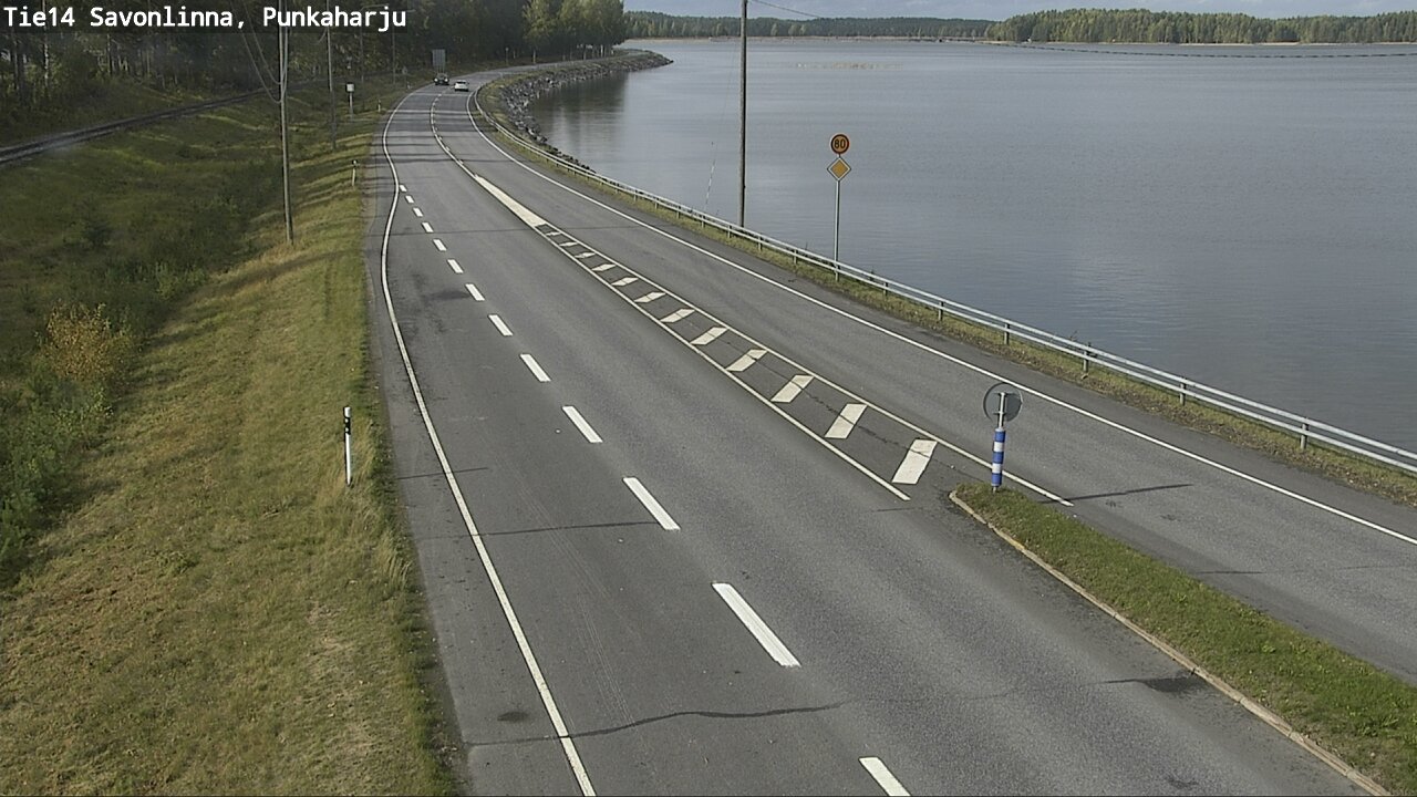 Weather Camera Image Road 14 Savonlinna, Punkaharju, Savonlinna, Etelä-Savo