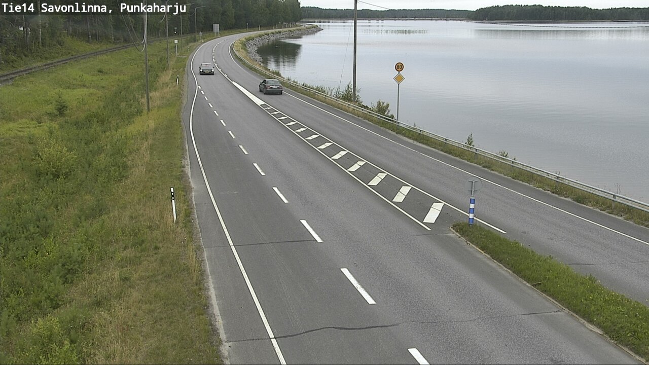 Weather Camera Image Road 14 Savonlinna, Punkaharju, Savonlinna, Etelä-Savo