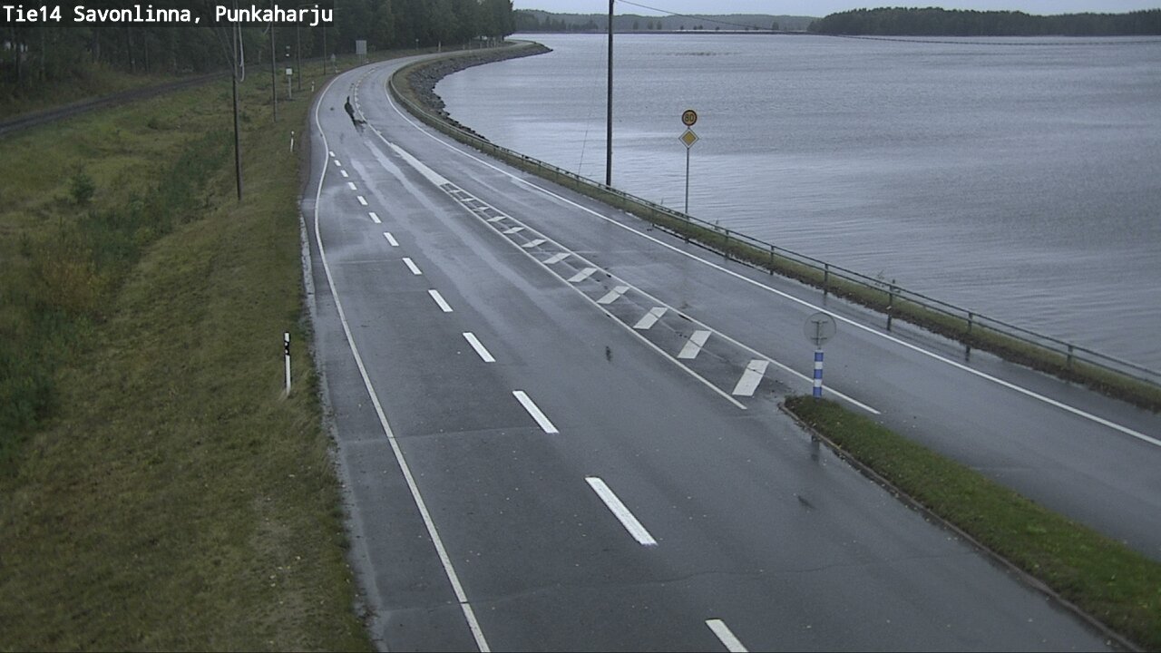 Weather Camera Image Road 14 Savonlinna, Punkaharju, Savonlinna, Etelä-Savo