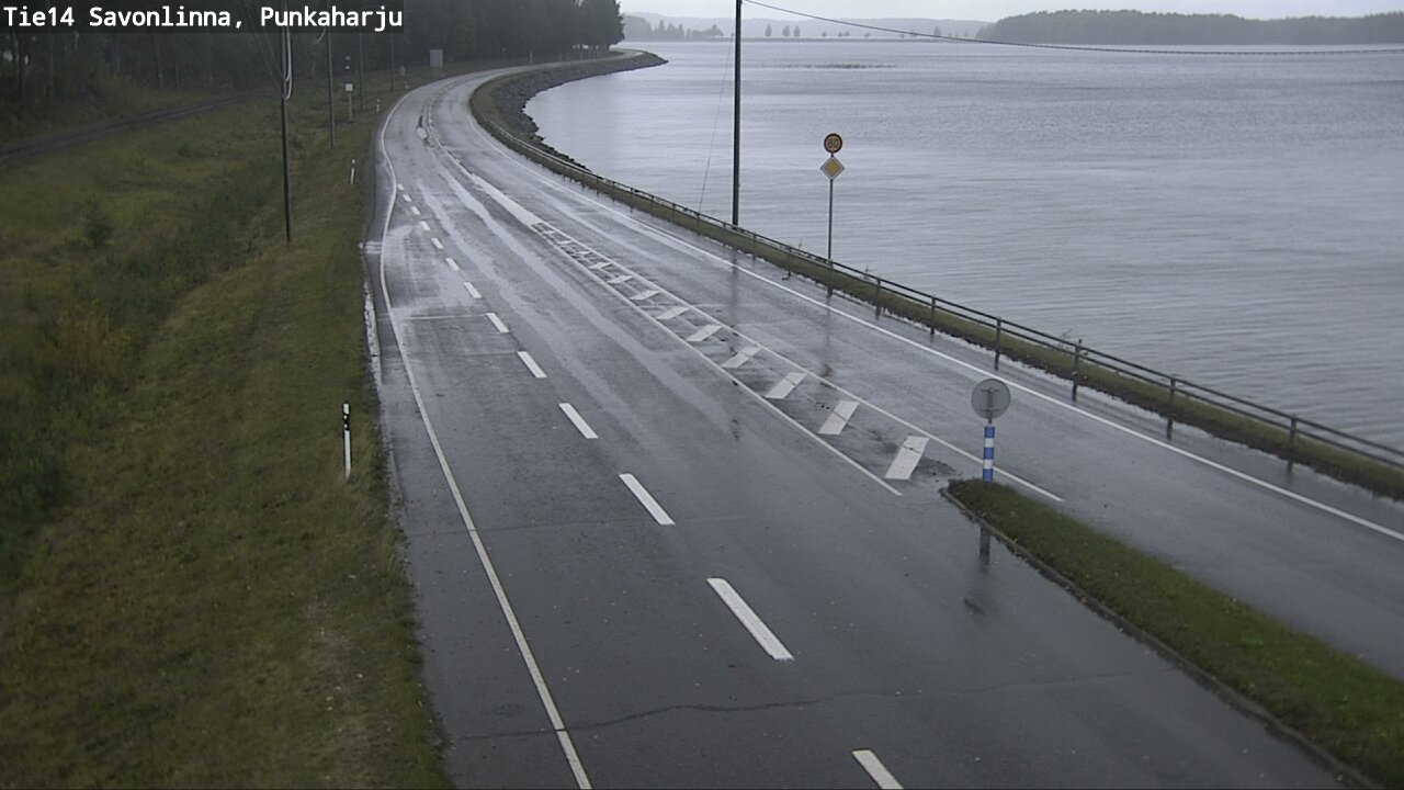 Weather Camera Image Road 14 Savonlinna, Punkaharju, Savonlinna, Etelä-Savo