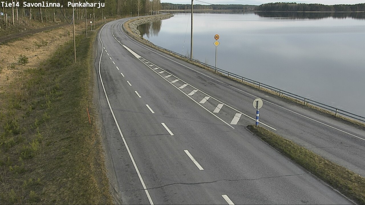 Weather Camera Image Road 14 Savonlinna, Punkaharju, Savonlinna, Etelä-Savo