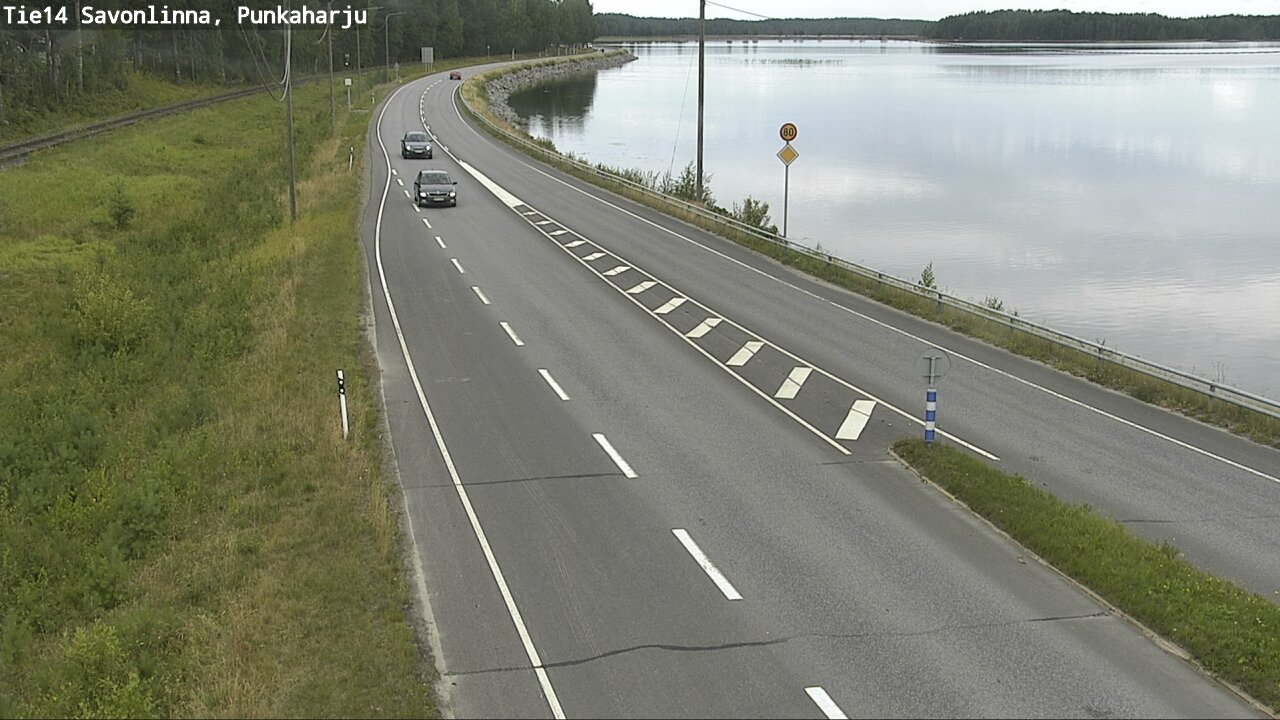 Weather Camera Image Road 14 Savonlinna, Punkaharju, Savonlinna, Etelä-Savo