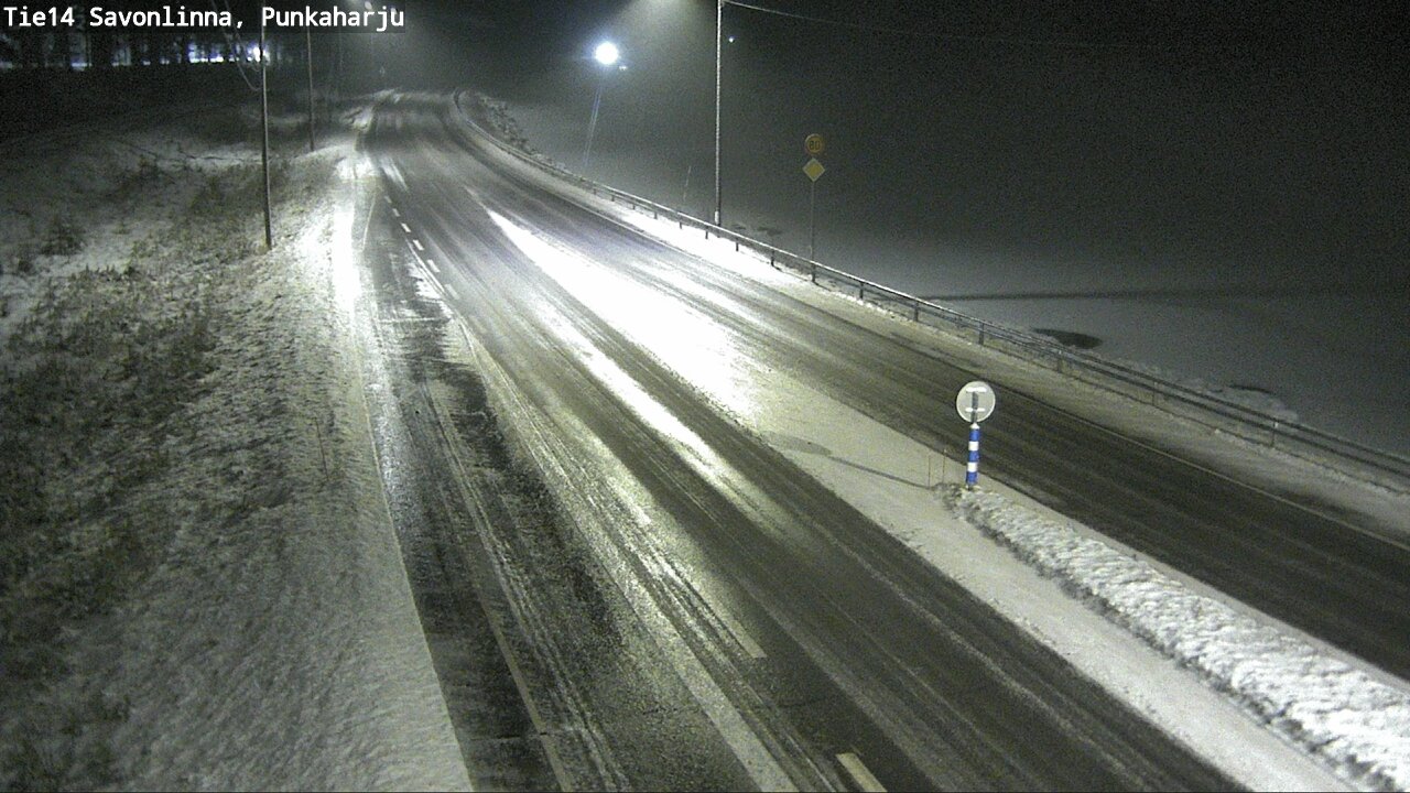 Weather Camera Image Väg 14 Savonlinna, Punkaharju, Savonlinna, Etelä-Savo