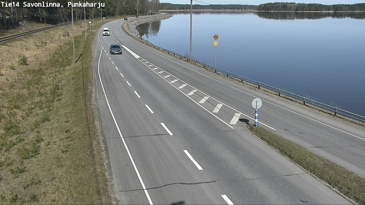 Weather Camera Image Road 14 Savonlinna, Punkaharju, Savonlinna, Etelä-Savo