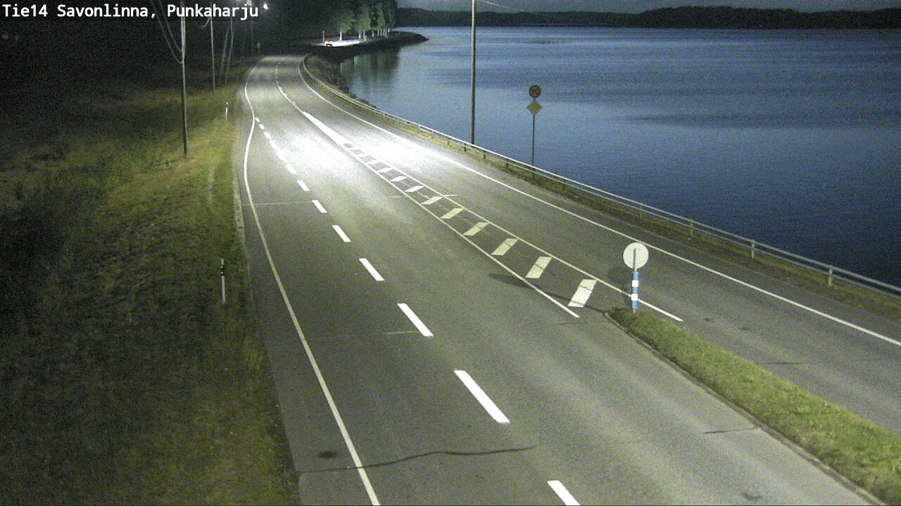 Weather Camera Image Road 14 Savonlinna, Punkaharju, Savonlinna, Etelä-Savo