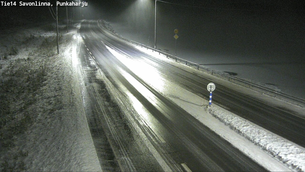 Weather Camera Image Väg 14 Savonlinna, Punkaharju, Savonlinna, Etelä-Savo
